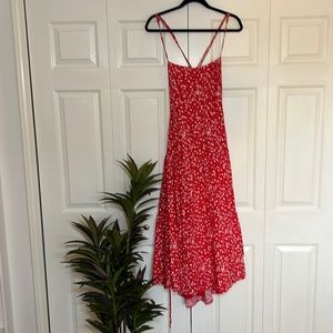 Red occasion dress